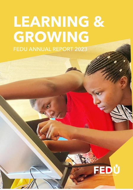 FEDU 2023 annual report cover